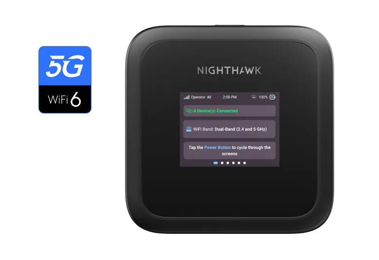 Nighthawk M3, 5G router mobile hotspot, up to 2.5 Gbps (MH3150)