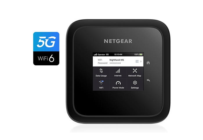 Nighthawk MR6150 M6 5G WiFi 6 Mobile Hotspot Router, Unlocked, Up to 2.5Gbps