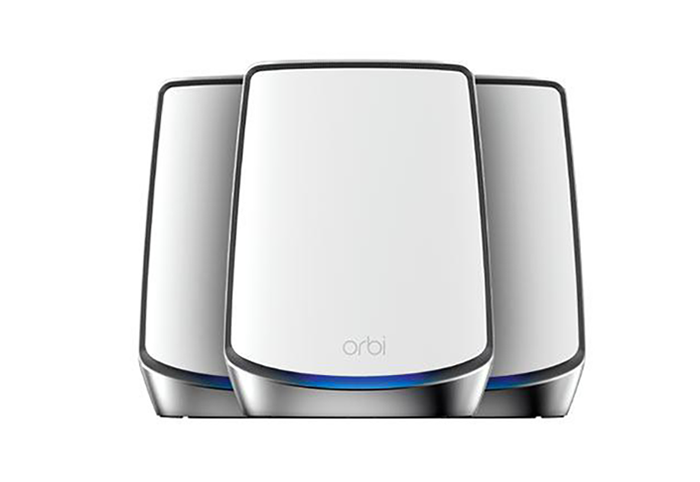 AX6000 WiFi Mesh System (RBK853) Orbi 850 Series Tri-band WiFi 6 Mesh System, 6Gbps, Router + 2 Satellite