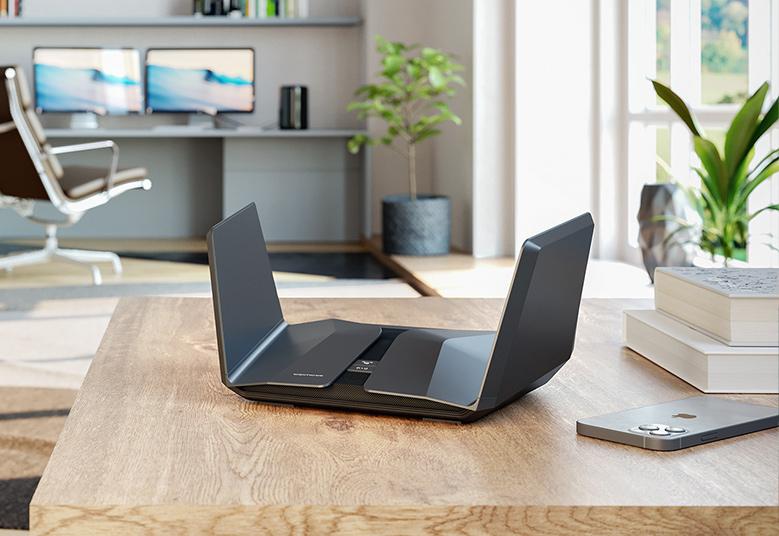 AXE11000 WiFi Router (RAXE500) Nighthawk® Tri-Band WiFi 6E Router (up to 10.8Gbps) with new 6GHz band