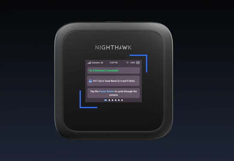Nighthawk M3, 5G router mobile hotspot, up to 2.5 Gbps (MH3150)