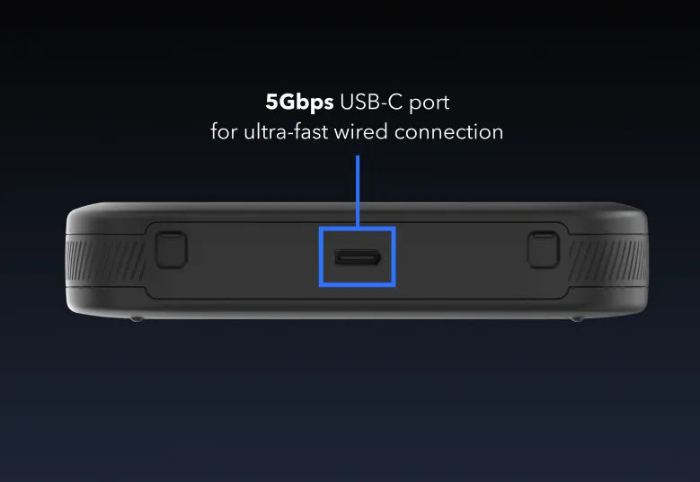 Nighthawk M3, 5G router mobile hotspot, up to 2.5 Gbps (MH3150)
