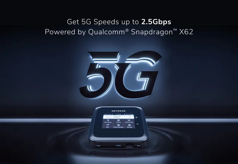 Nighthawk MR6150 M6 5G WiFi 6 Mobile Hotspot Router, Unlocked, Up to 2.5Gbps