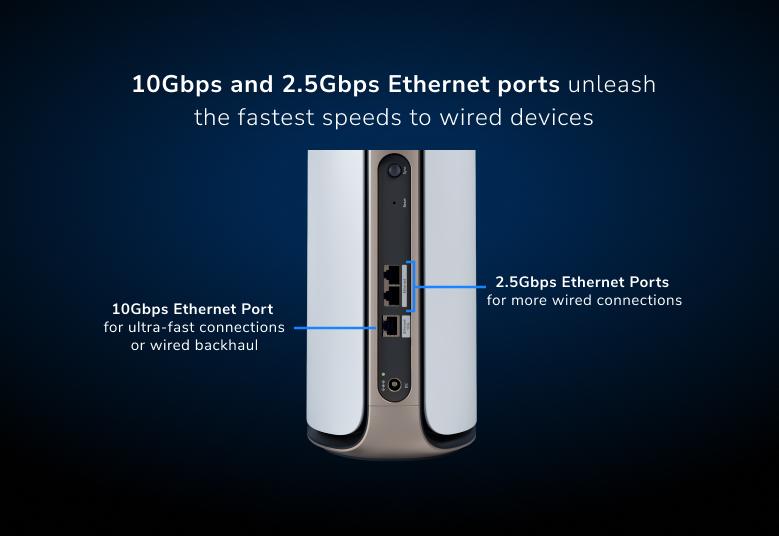 Orbi (RBE970) 四頻 BE27000 WiFi 7 Mesh 附加衛星分機 (不能獨立操作，需配合970 系列主機使用)