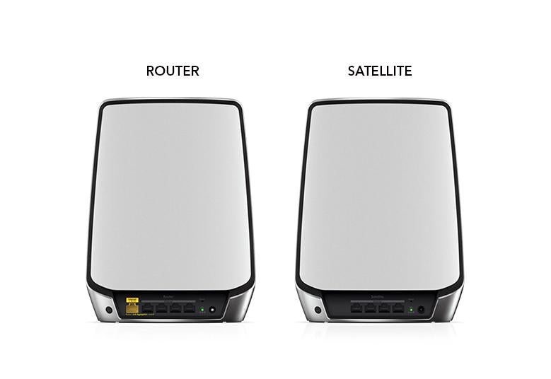 AX6000 WiFi Mesh System (RBK852) Orbi 850 Series Tri-band WiFi 6 Mesh System 6Gbps, Router + 1 Satellite
