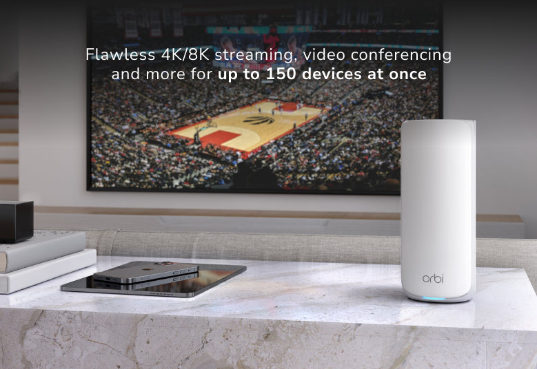 Orbi (RBE872) 三頻 BE21000 WiFi 7 Mesh 無線系統 (2件裝)